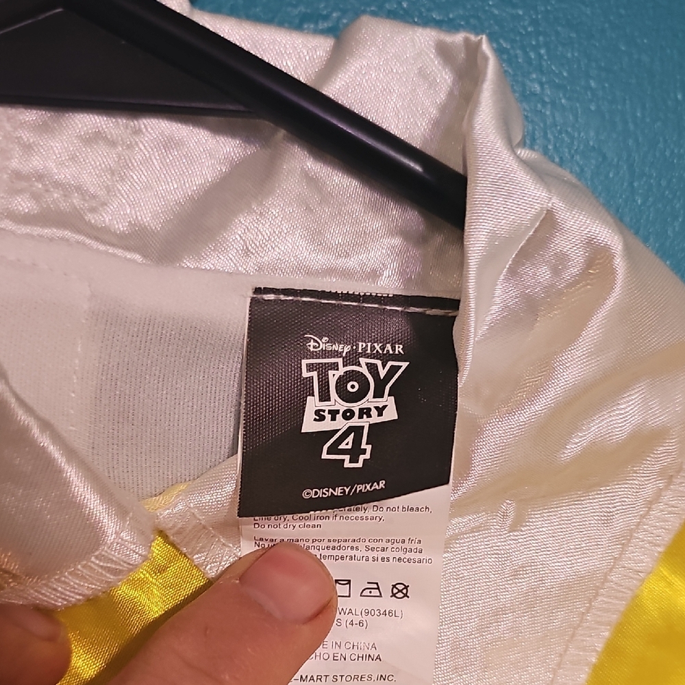 Kids Cowboy Costume with Yellow and Blue Accents - Picture 2 of 3